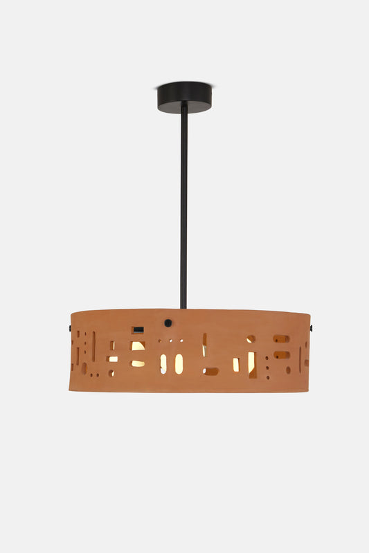 Terracotta Chandelier - Black