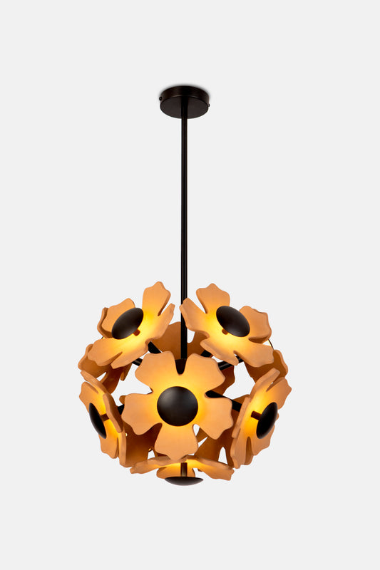 Flower Ball Cluster in Terracotta