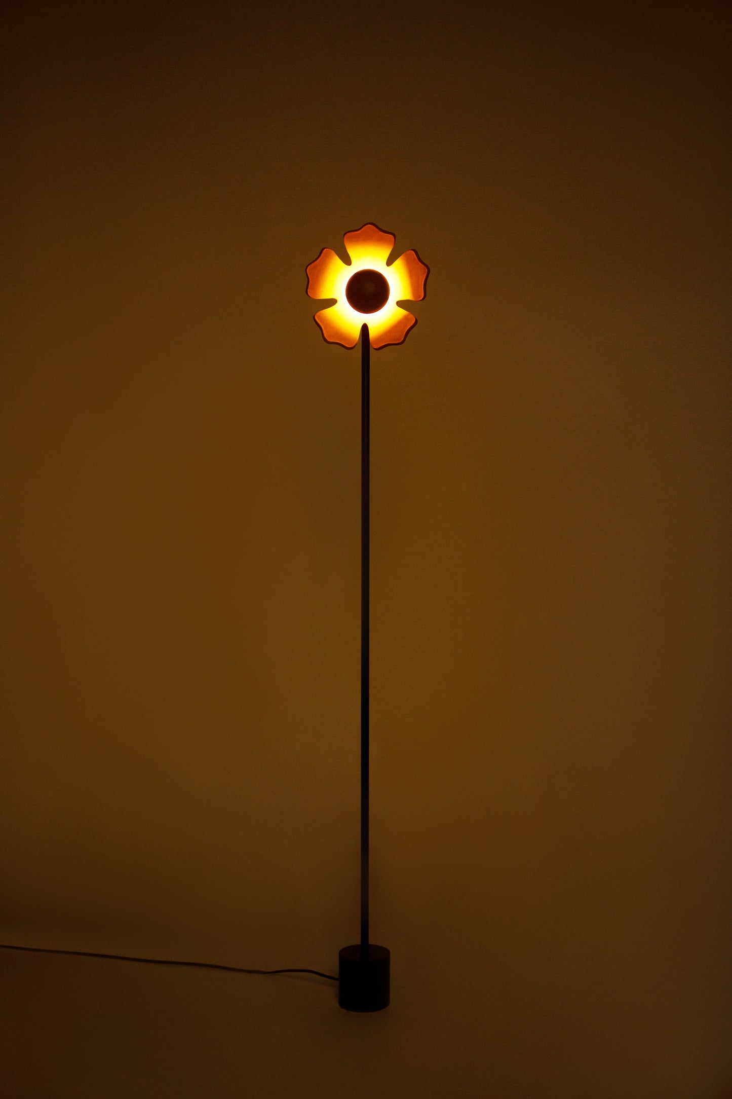 Terracotta Flower Floor Lamp